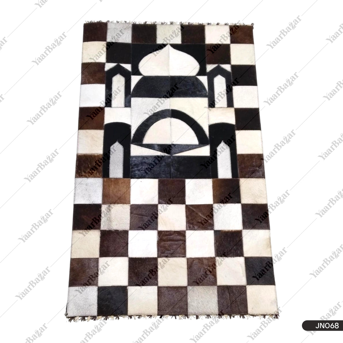 Pure Leather Janamaz with Natural Goat Hair – Masjid Design