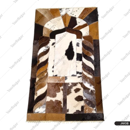 Handmade Leather Janamaz with Goat Hair