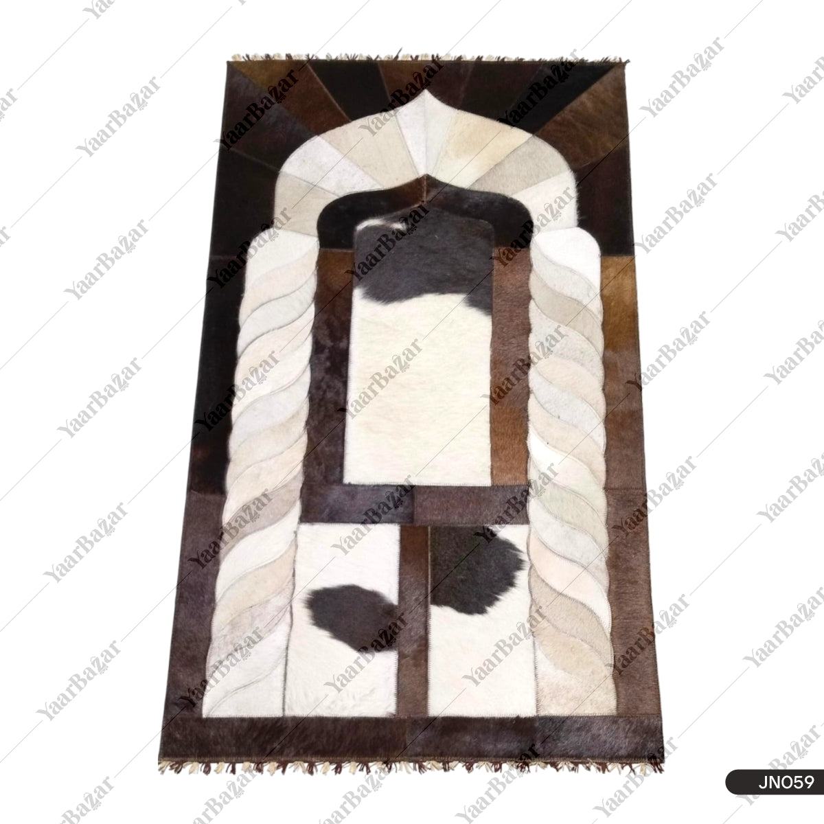 Handmade Leather Janamaz with Goat Hair