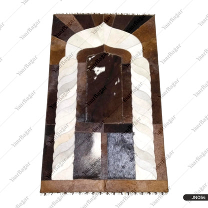 Handmade Leather Janamaz with Goat Hair