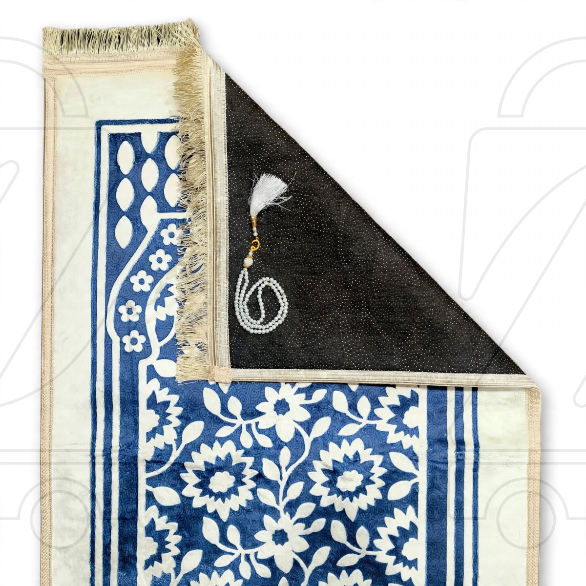 Turkish Floral Velvet Prayer Janamaz