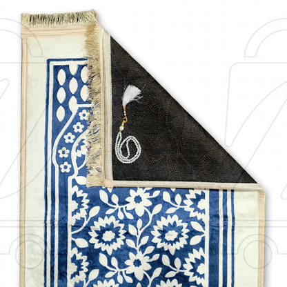 Turkish Floral Velvet Prayer Janamaz