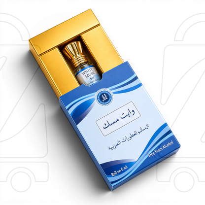 White Musk Attar – Premium Alcohol-Free Roll-On Perfume Oil | 6ml