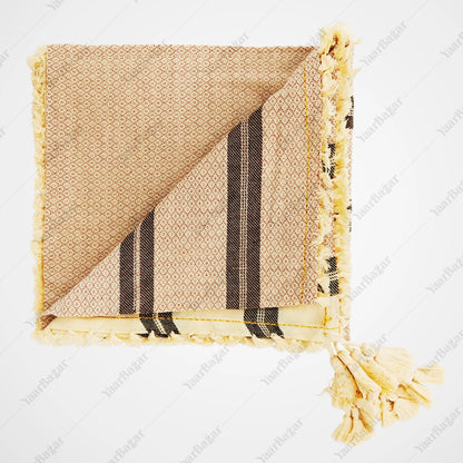 Checkered Cotton Rumal with Tassels