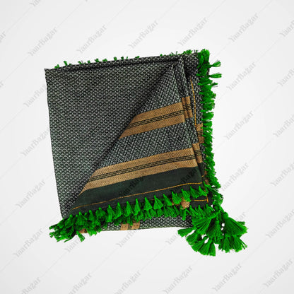 Checkered Cotton Rumal with Tassels