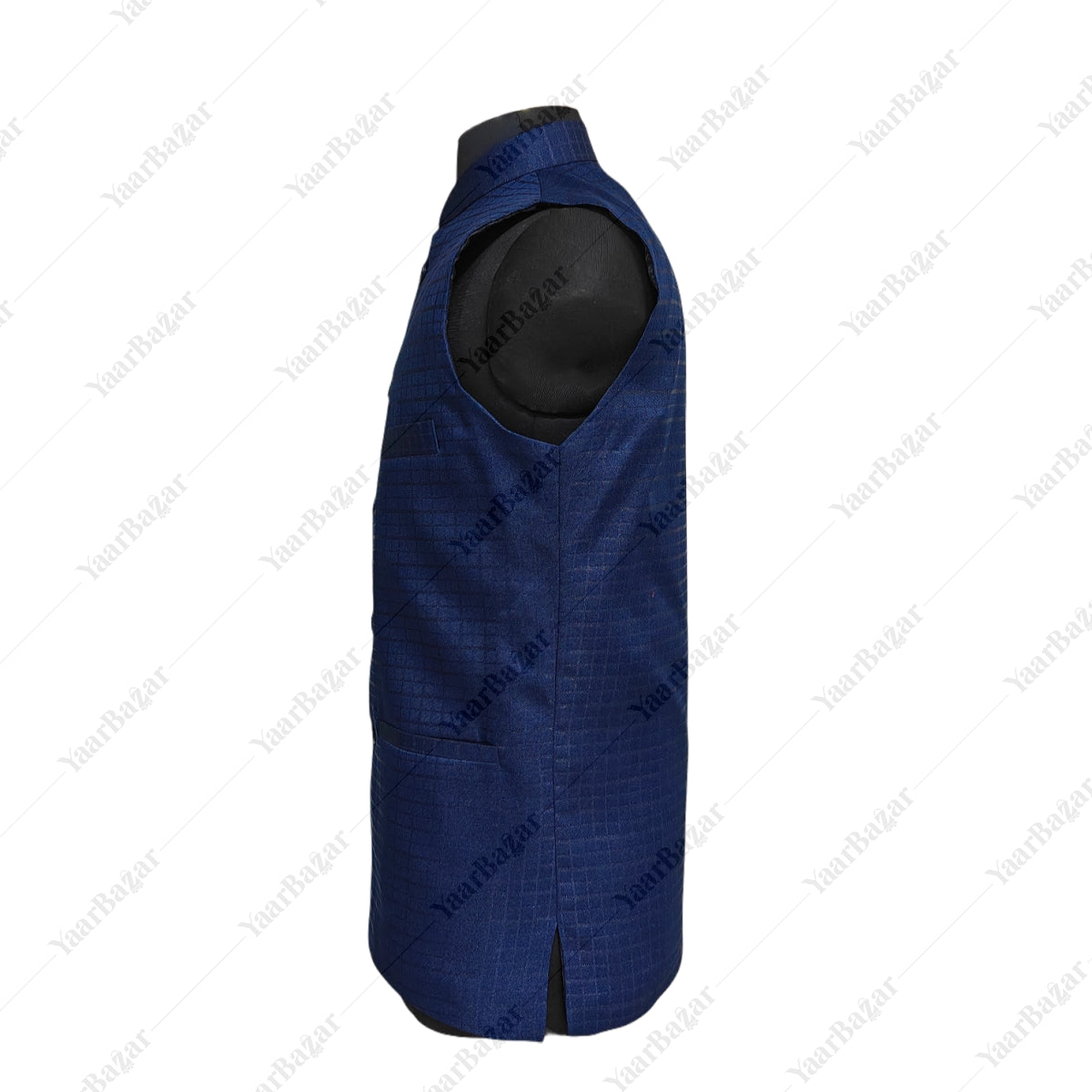 Royal Sapphire Nehru Waistcoat