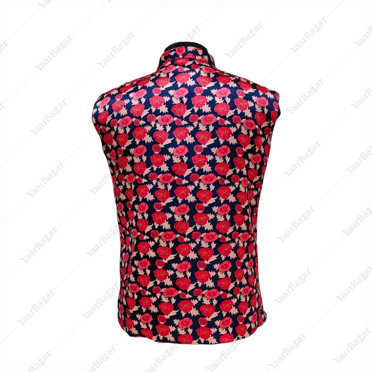 Midnight Rose Nehru Waistcoat