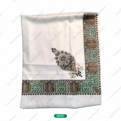 Classic Border Design Woolen Rumal