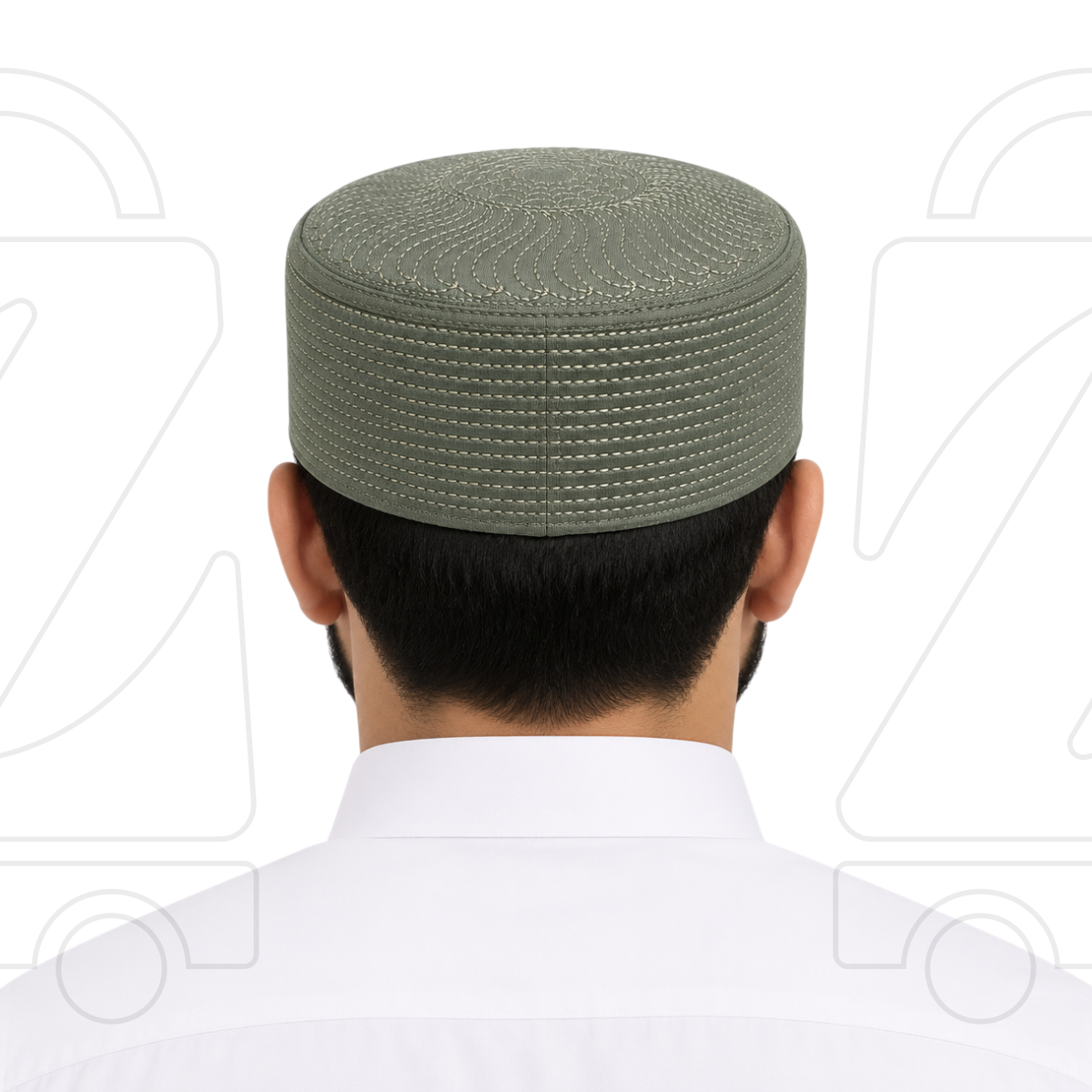 JJ Premium Spiral Prayer Topi