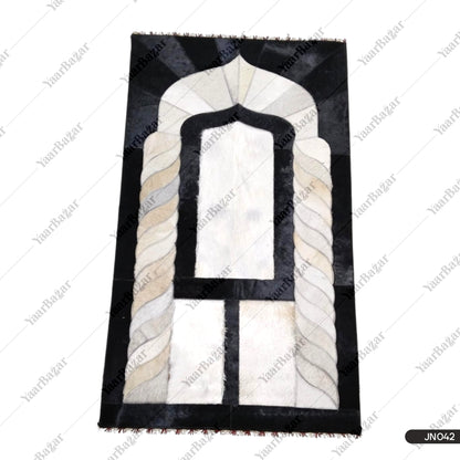 Handmade Leather Janamaz with Goat Hair