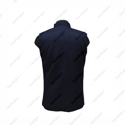 Royal Sapphire Nehru Waistcoat