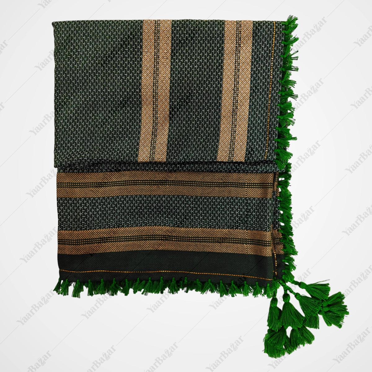 Checkered Cotton Rumal with Tassels
