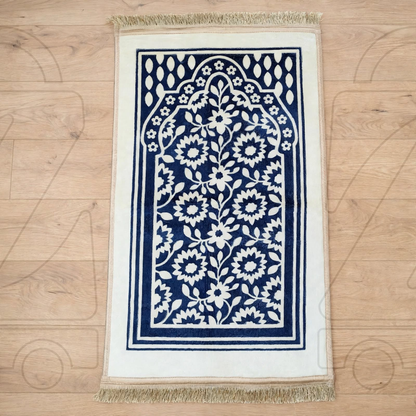 Turkish Floral Velvet Prayer Janamaz