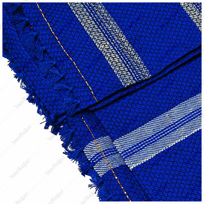Checkered Cotton Rumal with Tassels