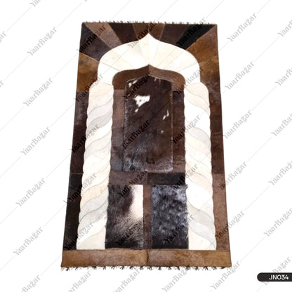 Handmade Leather Janamaz with Goat Hair
