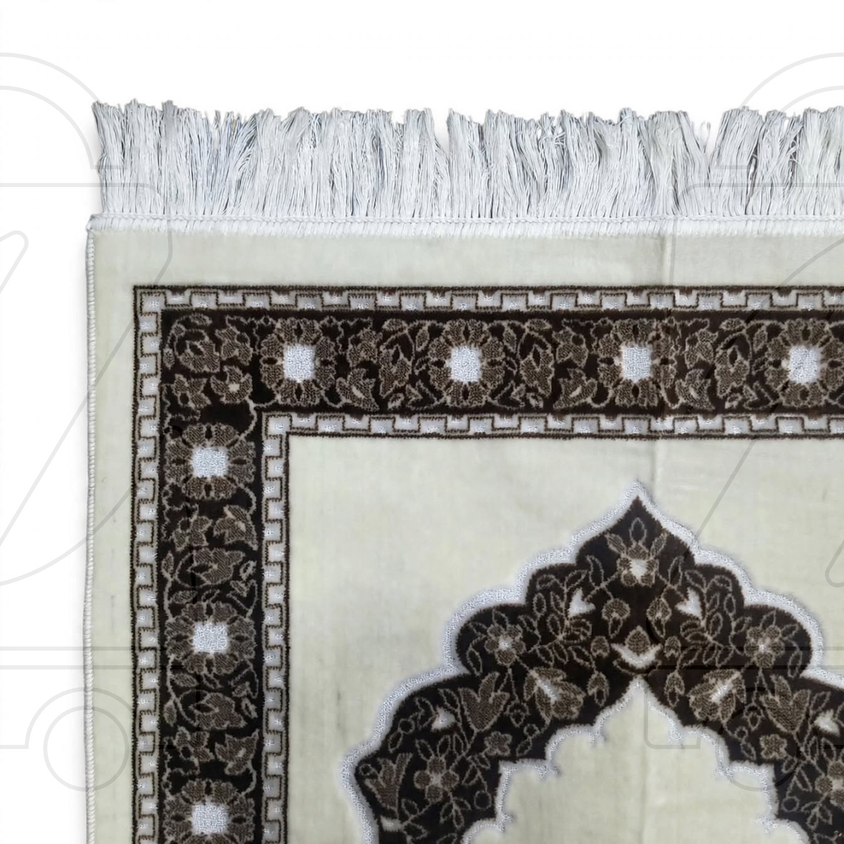 Turkish Ombre Gradient Mihrab Soft Velvet Prayer Janamaz