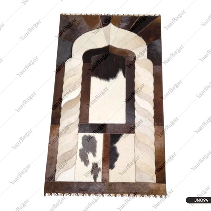 Handmade Leather Janamaz with Goat Hair
