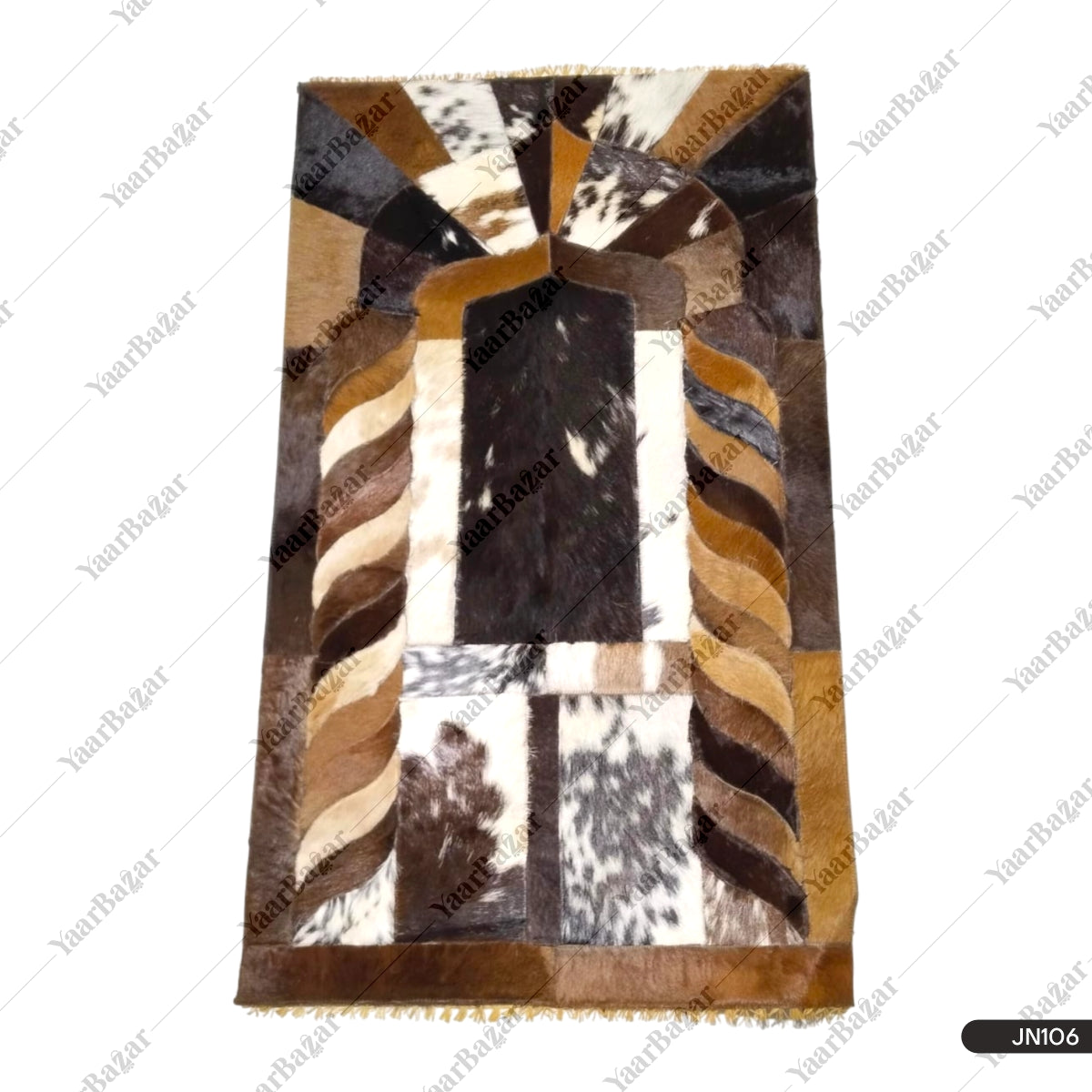 Handmade Leather Janamaz with Goat Hair