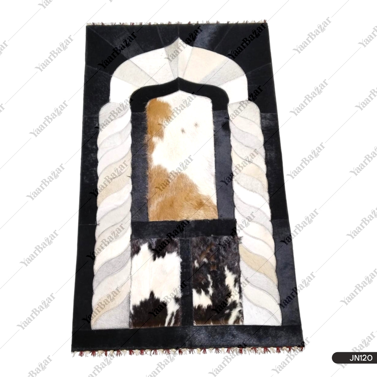 Handmade Leather Janamaz with Goat Hair