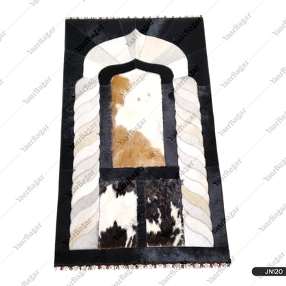 Handmade Leather Janamaz with Goat Hair