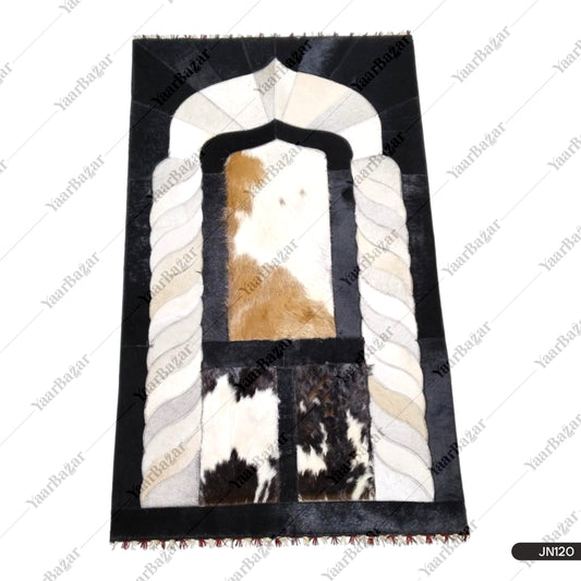 Handmade Leather Janamaz with Goat Hair
