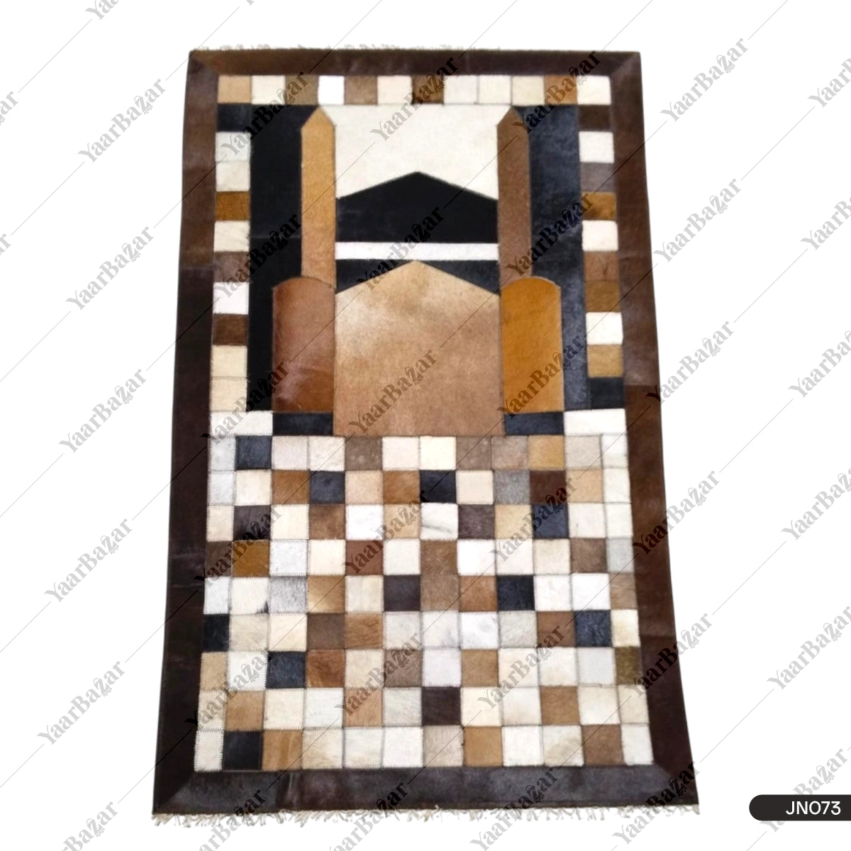 Luxury Handmade Leather Janamaz | Soft Goat Hair