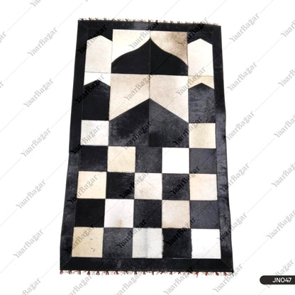 Pure Leather Janamaz with Natural Goat Hair