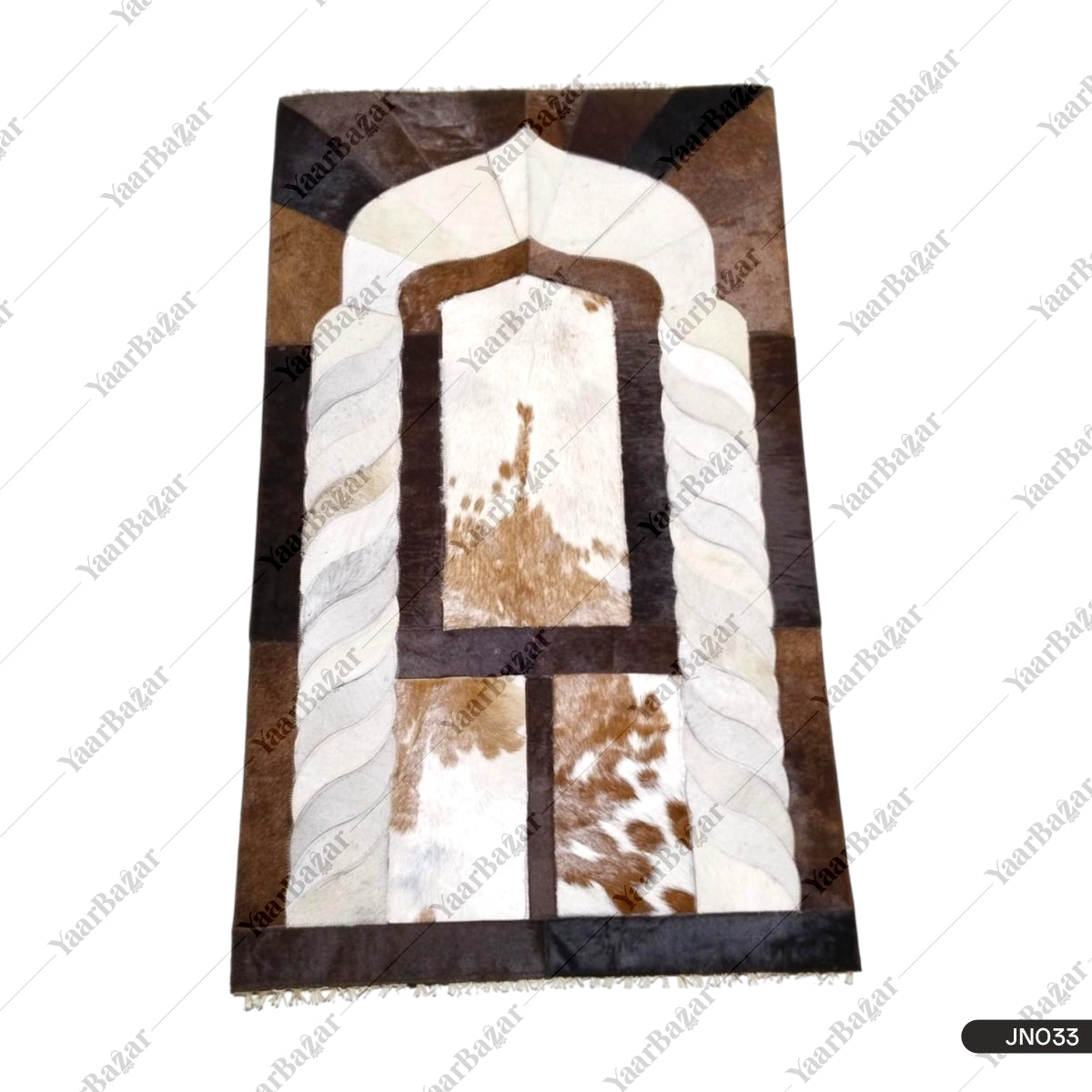 Handmade Leather Janamaz with Goat Hair