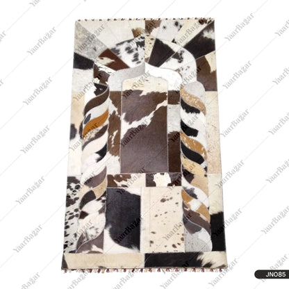 Handmade Leather Janamaz with Goat Hair