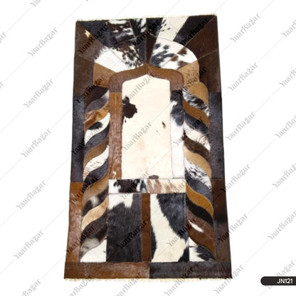 Handmade Leather Janamaz with Goat Hair