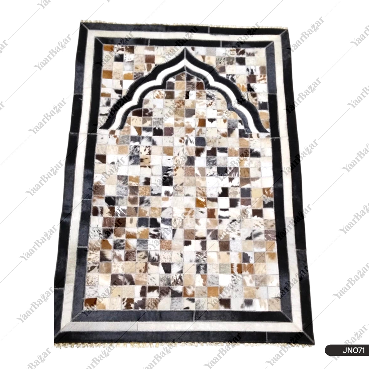 Pure Leather Janamaz with Natural Goat Hair