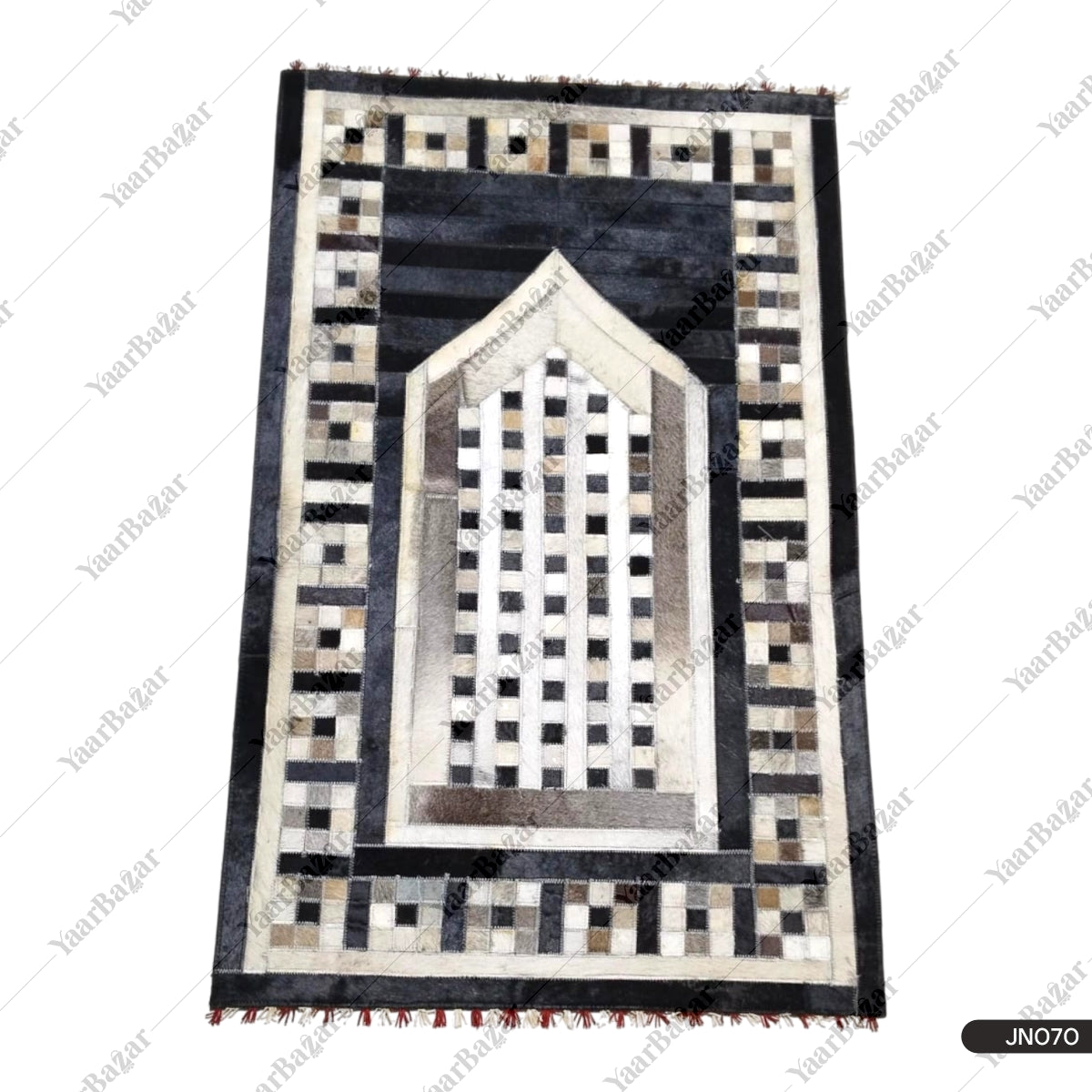 Soft & Durable Leather Janamaz | Handmade Goat Hair