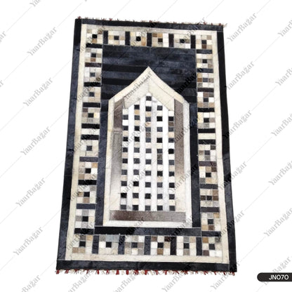 Soft & Durable Leather Janamaz | Handmade Goat Hair