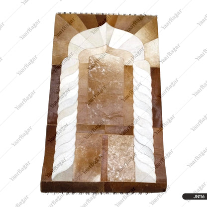 Handmade Leather Janamaz with Goat Hair