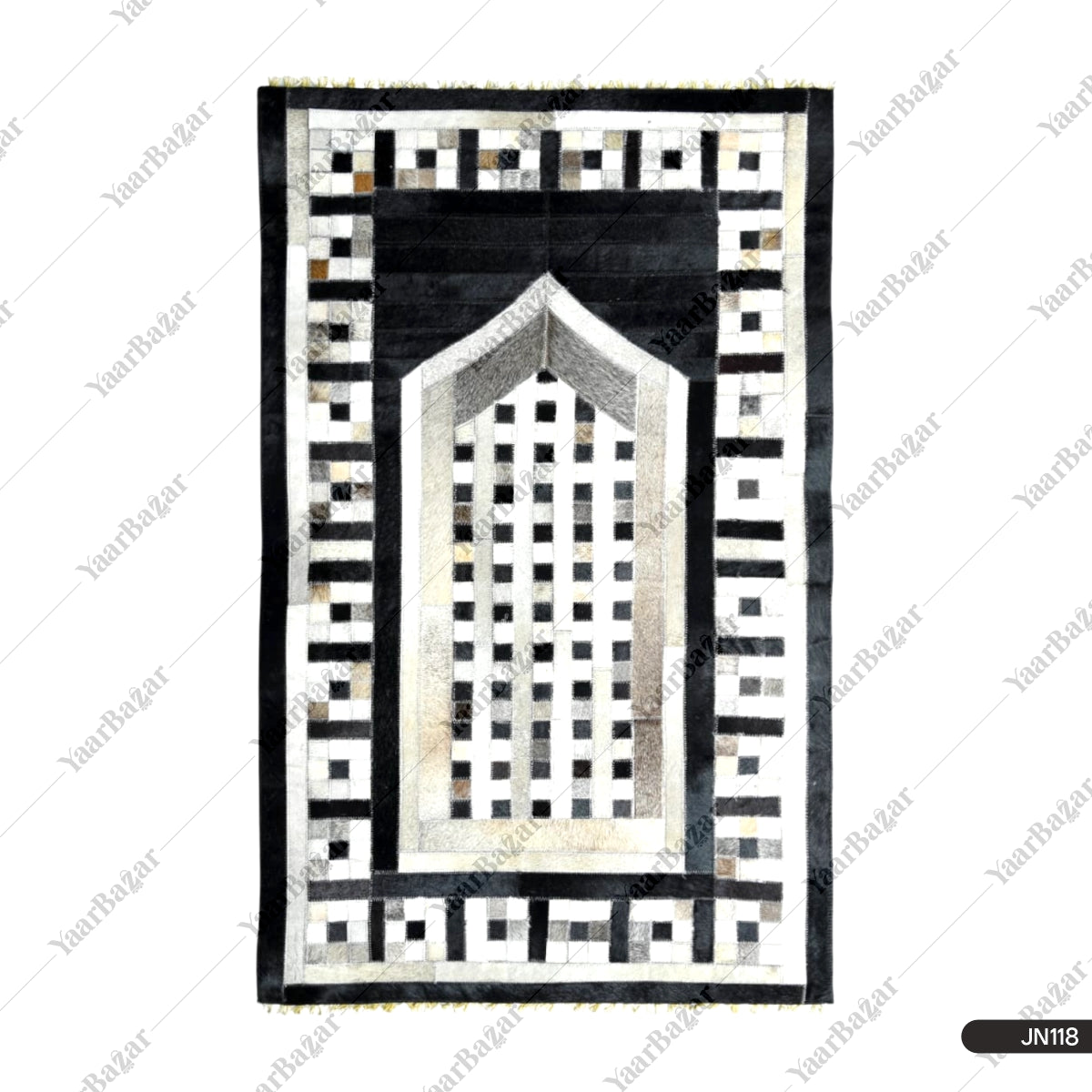 Soft & Durable Leather Janamaz | Handmade Goat Hair