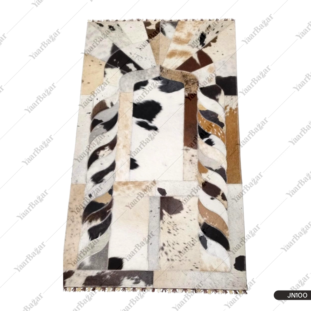 Handmade Leather Janamaz with Goat Hair