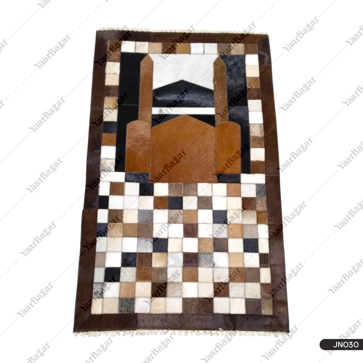 Luxury Handmade Leather Janamaz | Soft Goat Hair