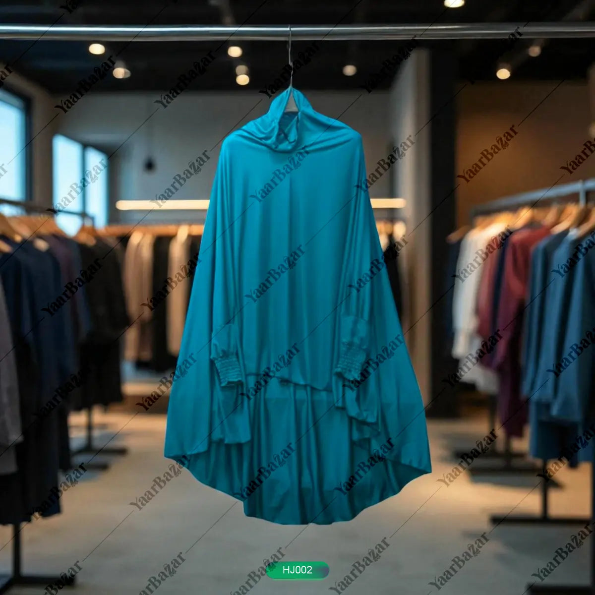 Modest Half Jilbab with Sleeves for Women