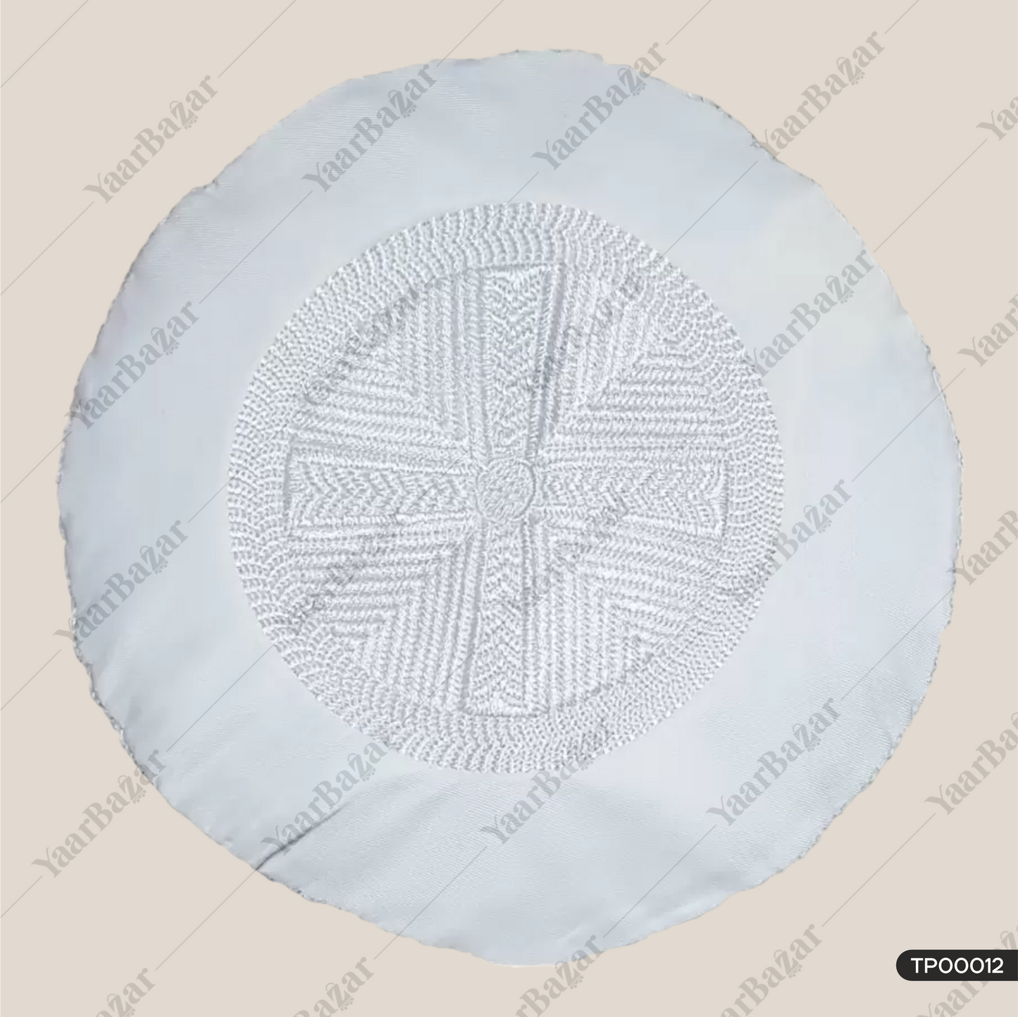 Mumtaz Cotton Fabric Men's Muslim Prayer Skull Cap | Mumtaz Cotton Muslim Prayers Topi For Men