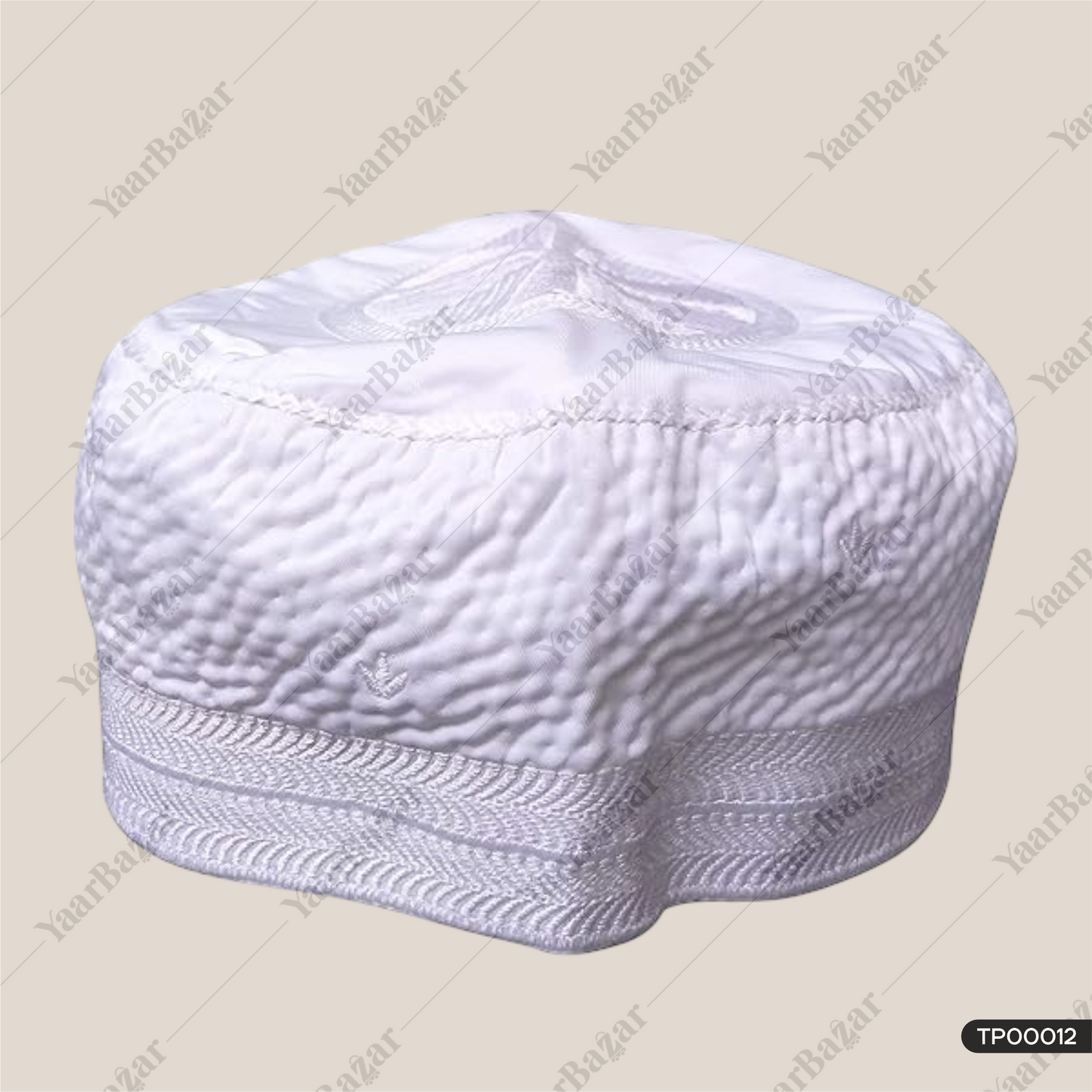 Mumtaz Cotton Fabric Men's Muslim Prayer Skull Cap | Mumtaz Cotton Muslim Prayers Topi For Men