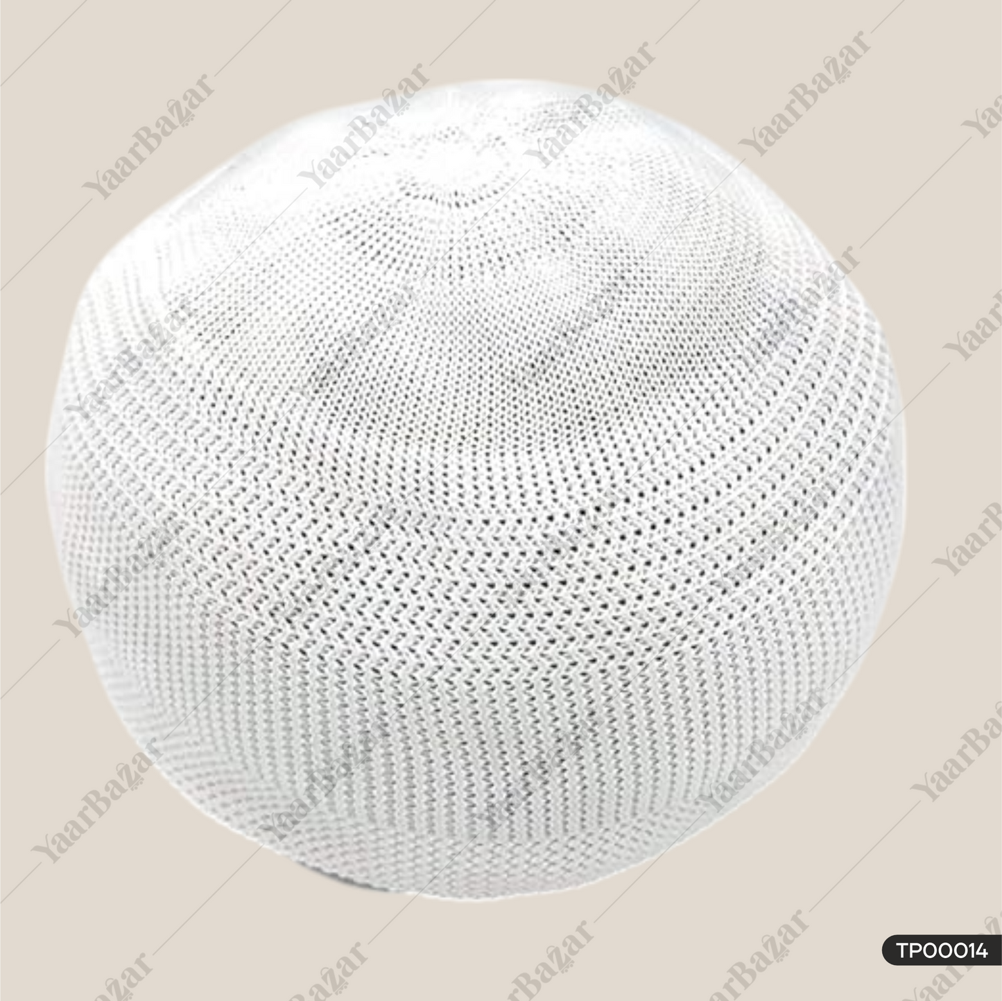 Indonesia Men And Boys White Kufi Cap | Indonesian White Kufi Topi for Men