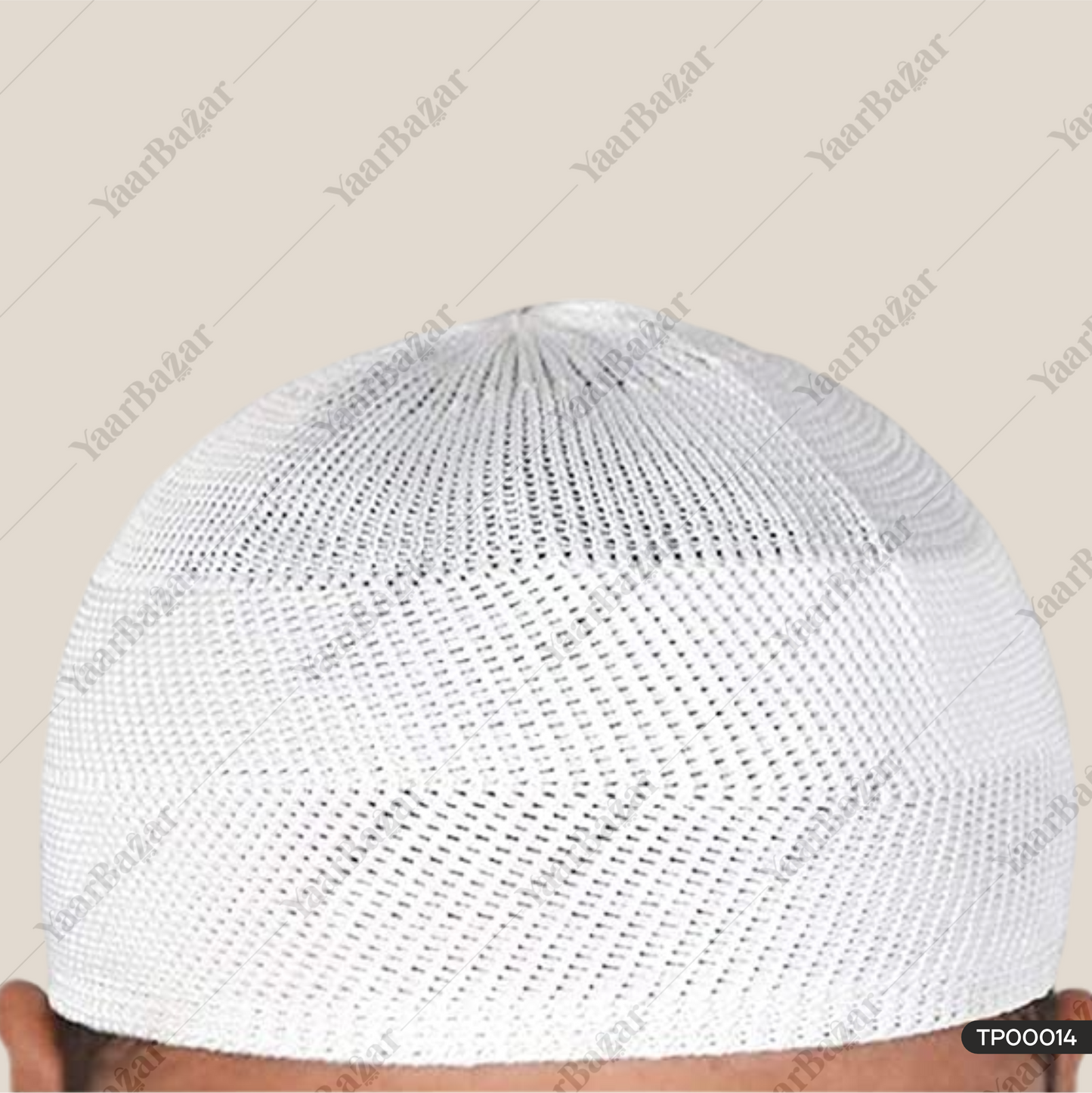 Indonesia Men And Boys White Kufi Cap | Indonesian White Kufi Topi for Men