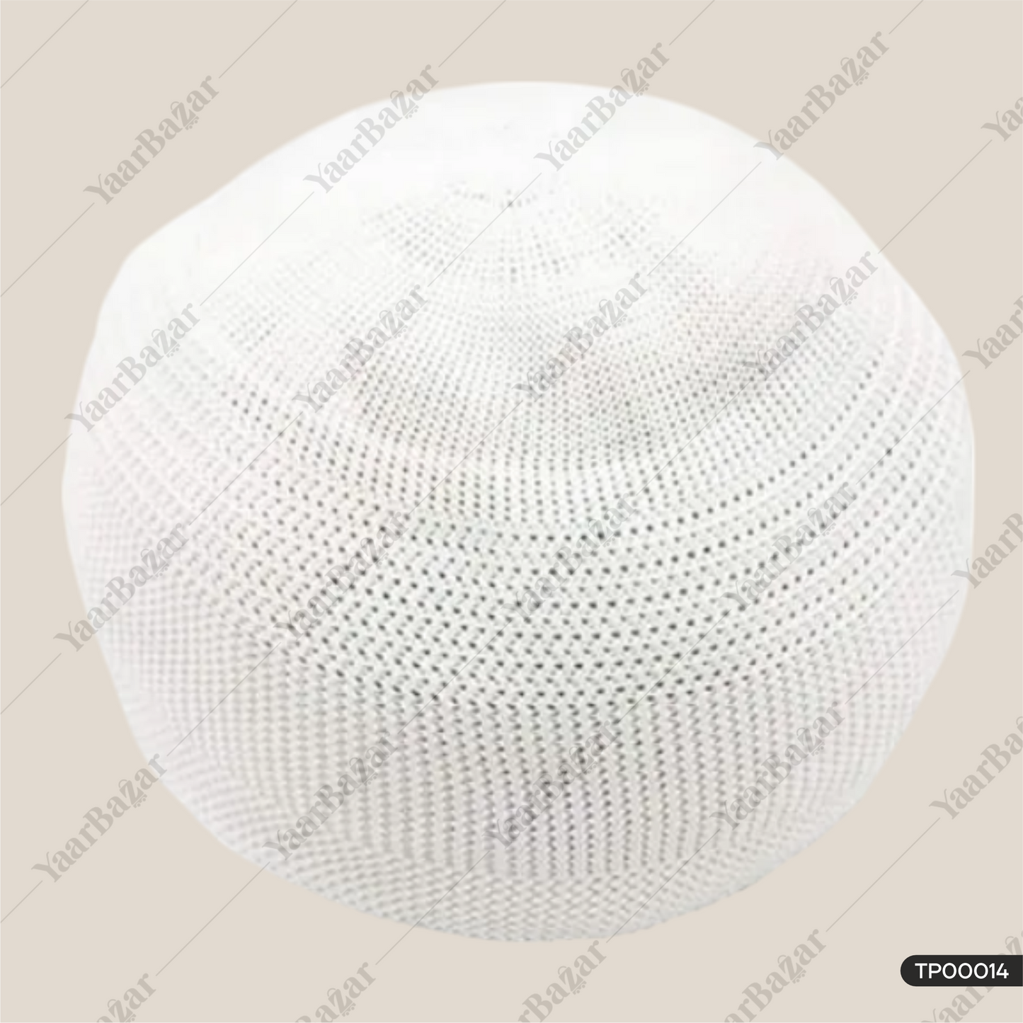 Indonesia Men And Boys White Kufi Cap | Indonesian White Kufi Topi for Men