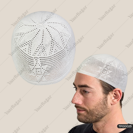 Traditional Handmade Muslim Prayer Topi