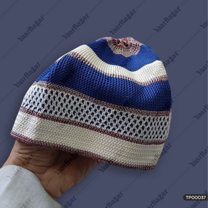 Indonesian Premium Quality Muslim Prayer Caps for Man, Colourful Namaz Topi