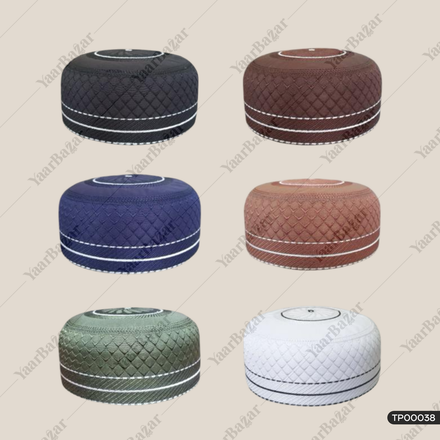 Traditional  Hind  Arabian Prayer Cap For Men Hind Arabian Namaz Topi