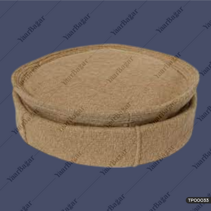 Afghani Woolen Pakol Cap | Winter Beanie Topi