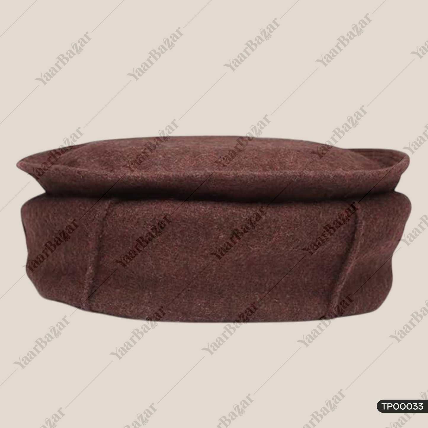 Afghani Woolen Pakol Cap | Winter Beanie Topi