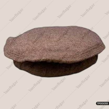 Afghani Woolen Pakol Cap | Winter Beanie Topi