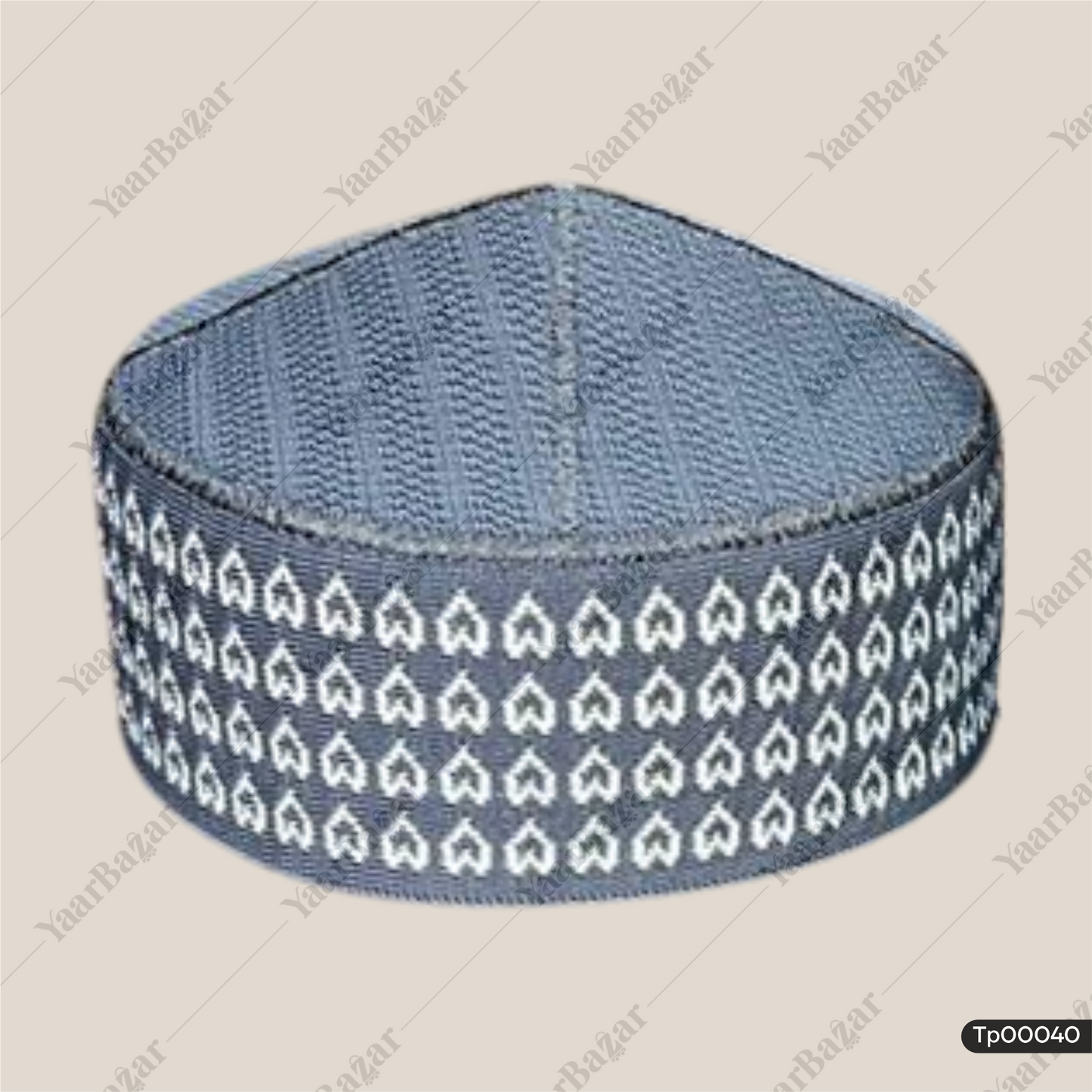 Mufti Woven Islamic Prayer Topi | Namaz Cap